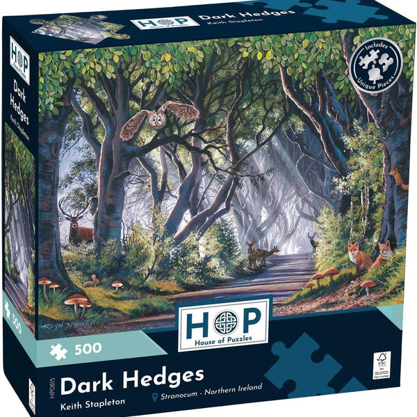 House of Puzzles Dark Hedges Jigsaw Puzzle (500 Pieces)