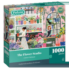 Falcon DeluxE The Flower Studio Jigsaw Puzzle Jigsaw Puzzle (1000 Pieces)