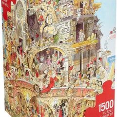 Heye Triangular Heaven and Hell, Prades Jigsaw Puzzle (1500 Pieces) - DAMAGED