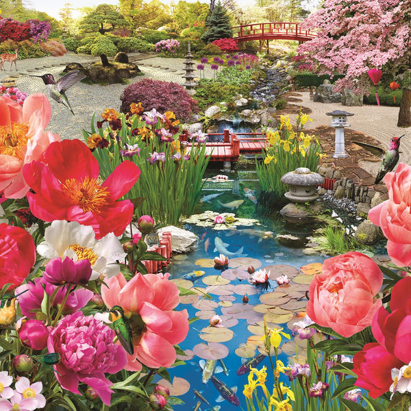 Cobble Hill Japanese Garden Jigsaw Puzzle (1000 Pieces)