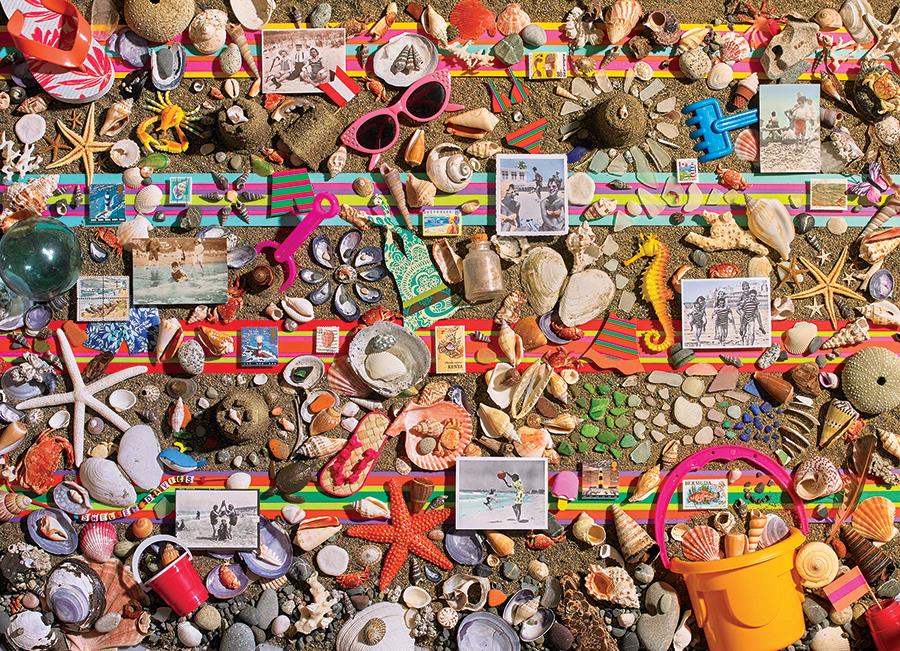 Cobble Hill Beach Scene Jigsaw Puzzle (1000 Pieces)