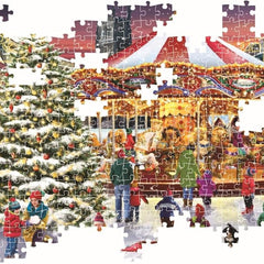 Clementoni Christmas Village Panorama Jigsaw Puzzle 1000 Pieces - New but box not sealed