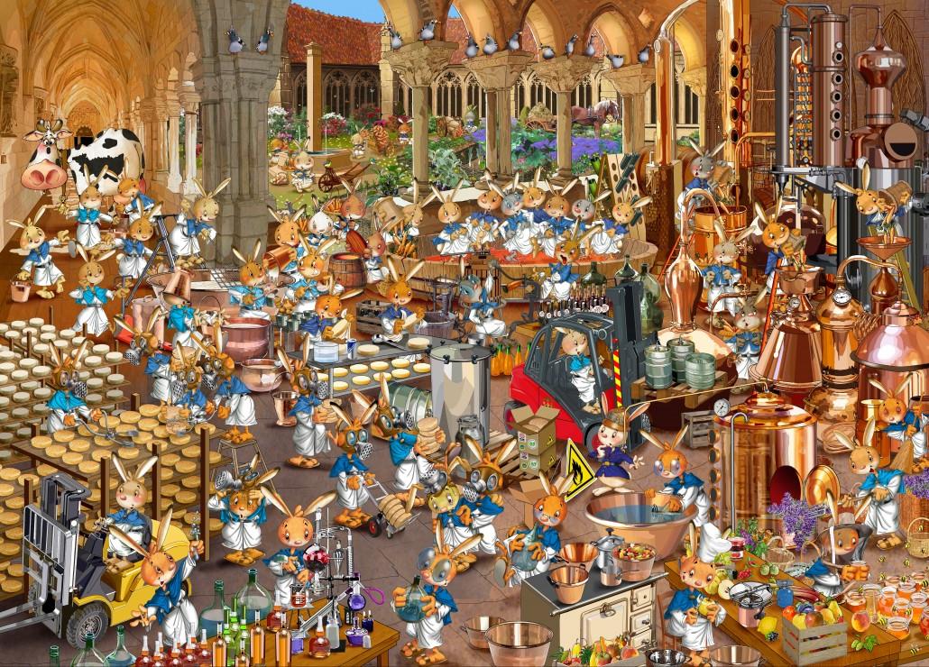 Grafika Le Cloitre Jigsaw Puzzle (1500 Pieces)