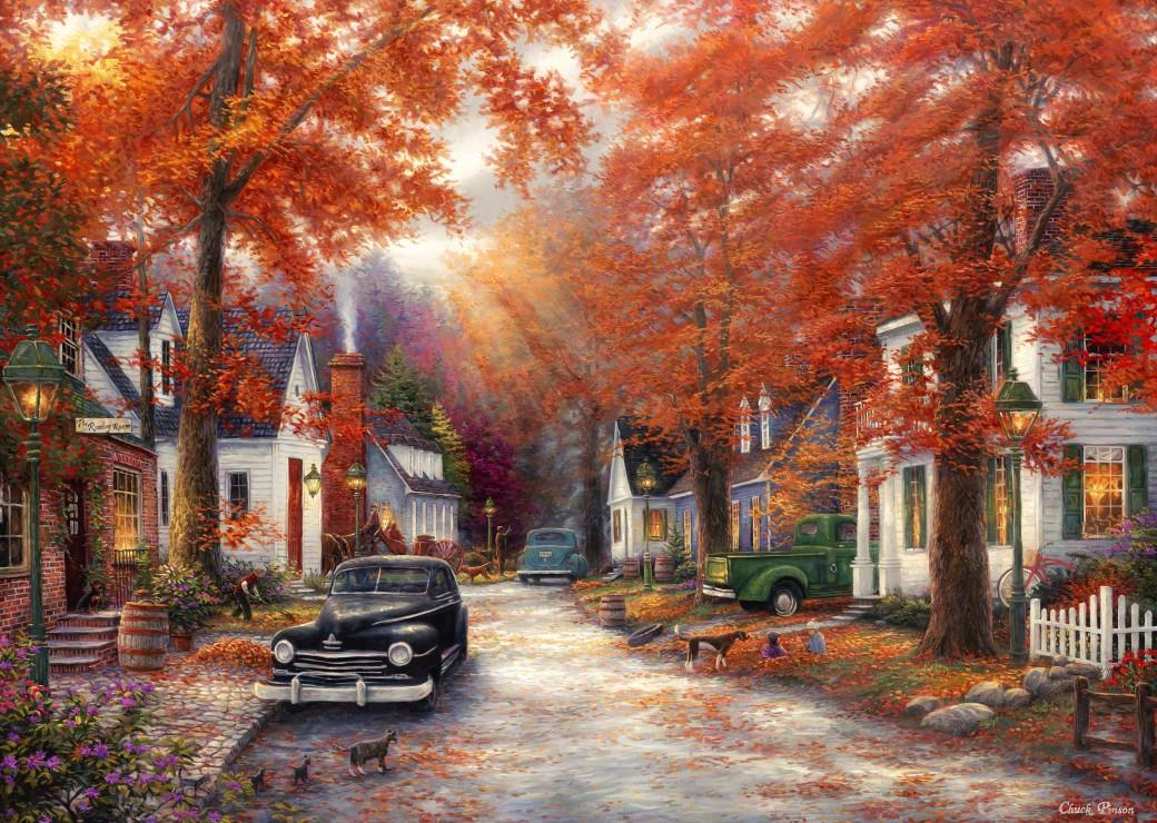 Grafika Chuck Pinson - A Moment on Memory Lane Jigsaw Puzzle (500 Pieces)