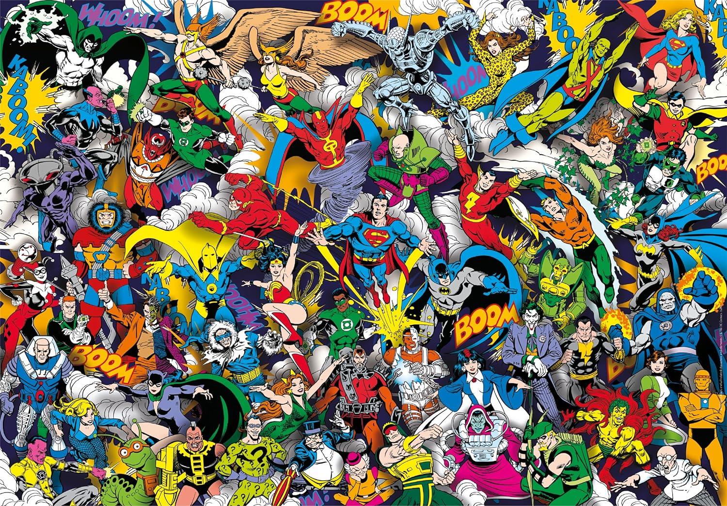 Clementoni DC Justice League Impossible Jigsaw Puzzle (1000 Pieces)