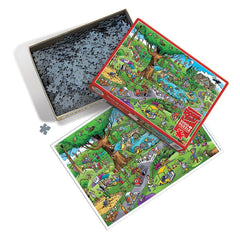 Cobble Hill Doodletown: Par for the Course Jigsaw Puzzle (1000 Pieces)