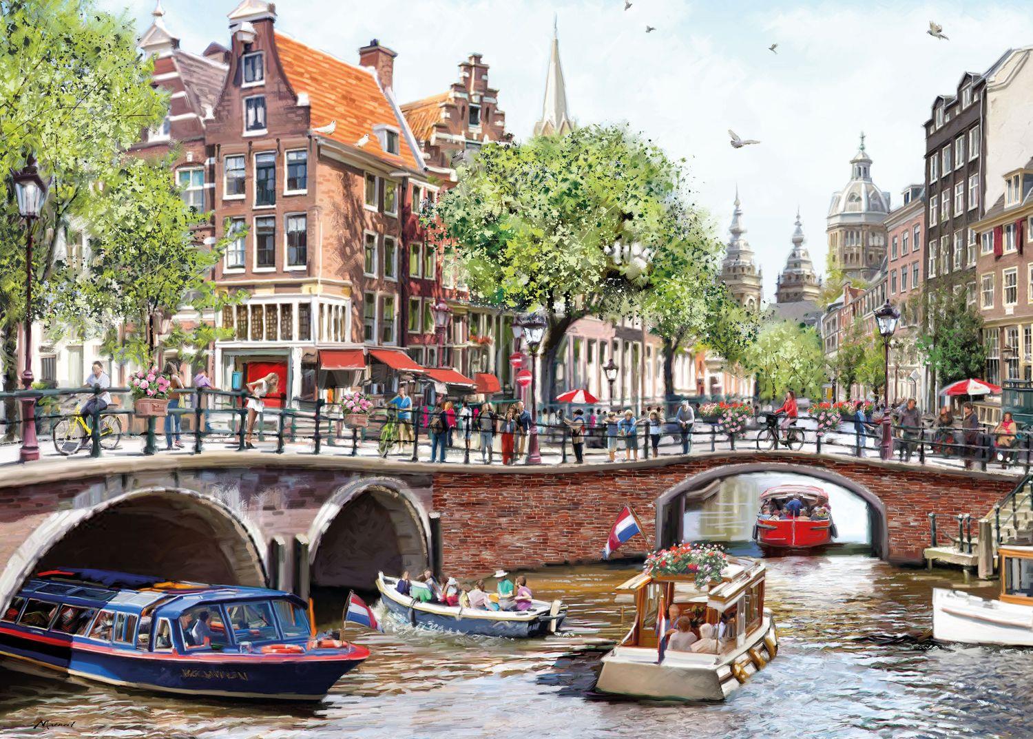 Otter House Amsterdam Jigsaw Puzzle (1000 Pieces)