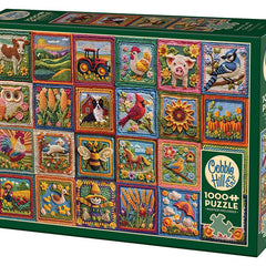 Cobble Hill Country Life Crochet Jigsaw Puzzle (1000 Pieces)