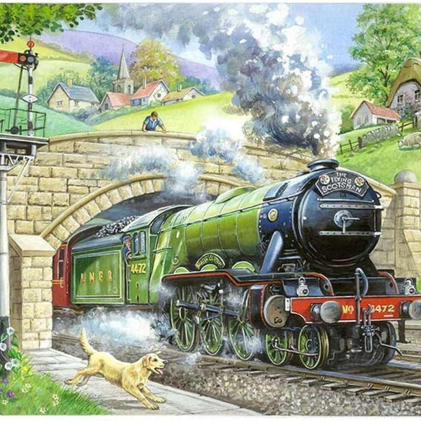 House of Puzzles Train Spotting Jigsaw Puzzle (250 XL Pieces)