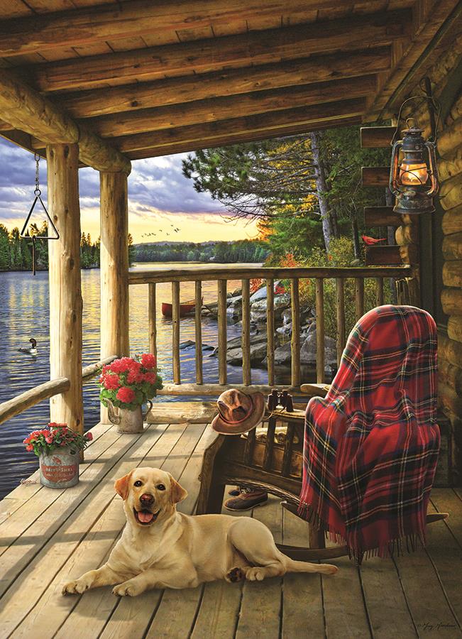 Cobble Hill Cabin Porch Jigsaw Puzzle (1000 Pieces)