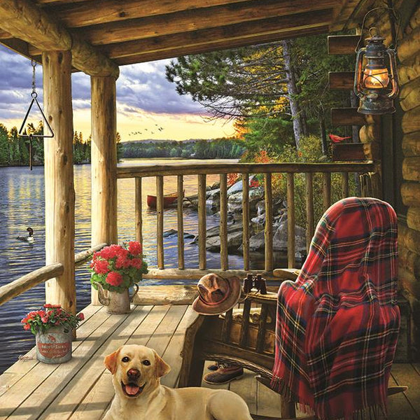 Cobble Hill Cabin Porch Jigsaw Puzzle (1000 Pieces)