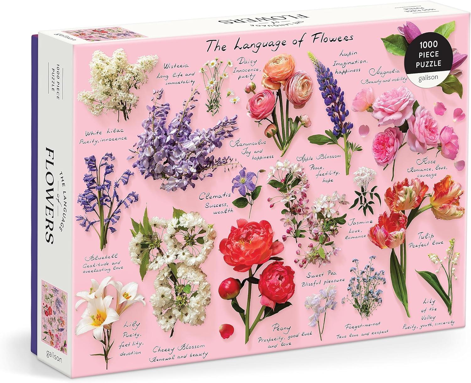 Galison Language of Flowers Jigsaw Puzzle (1000 Pieces) PDK
