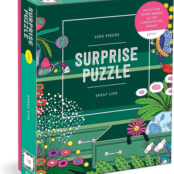 Galison Shelf Life Surprise Jigsaw Puzzle (1000 Pieces)