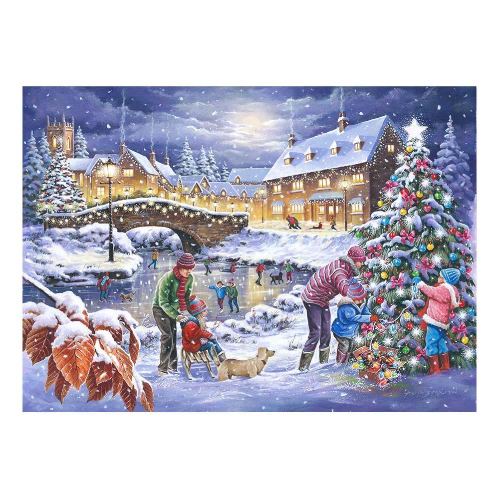House of Puzzles Twinkling Lights Jigsaw Puzzle (250 XL Pieces)