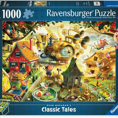 Ravensburger Look Out Little Pigs Jigsaw Puzzle (1000 Pieces)
