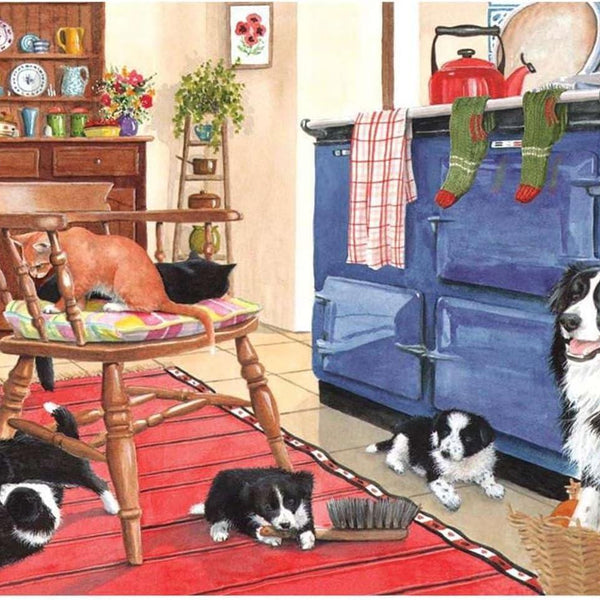House of Puzzles Five-A-Side Jigsaw Puzzle (Big 250 XL Pieces)