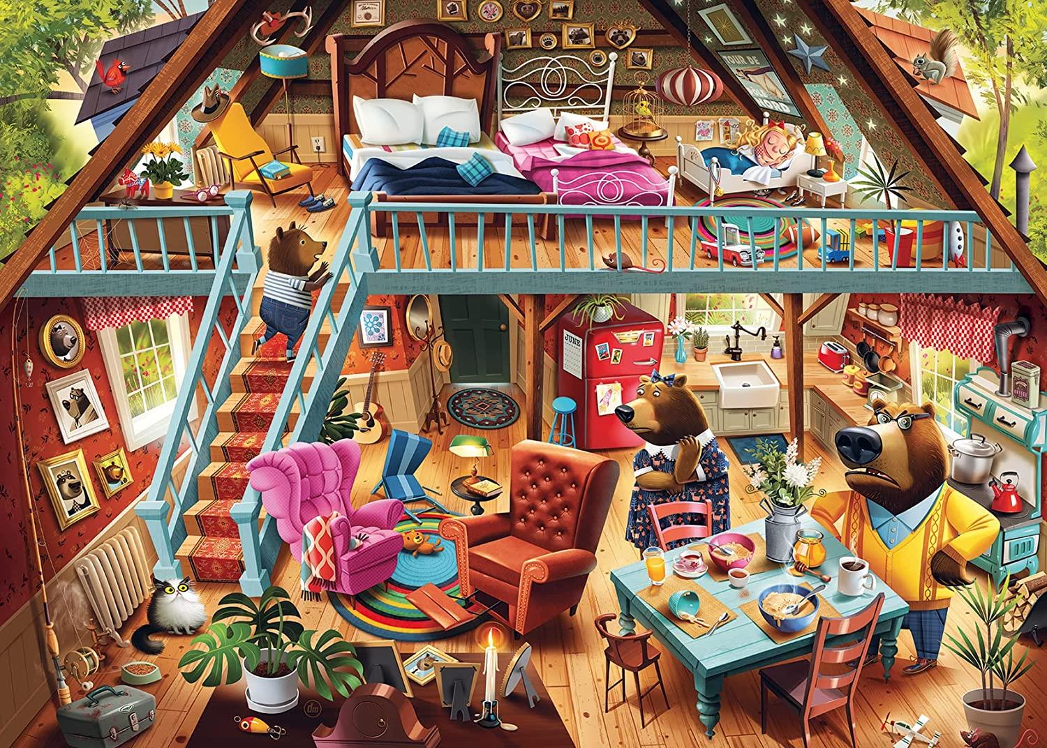 Ravensburger Goldilocks Gets Caught! Jigsaw Puzzle (1000 Pieces) DAMAGED BOX