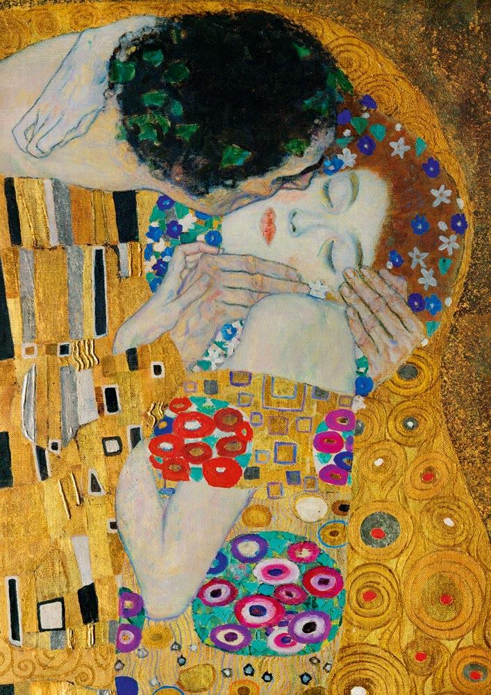Bluebird Art Klimt - The Kiss (detail), 1908 Jigsaw Puzzle (1000 Pieces)
