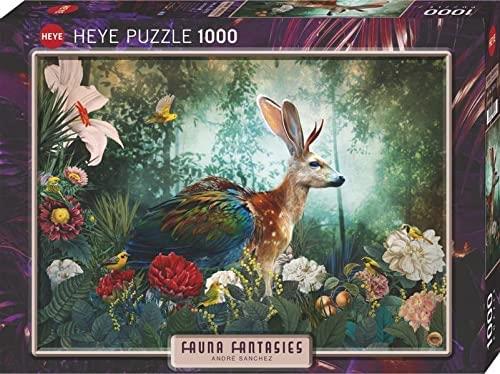 Heye Fauna Fantasies, Jackalope Jigsaw Puzzle (1000 Pieces)
