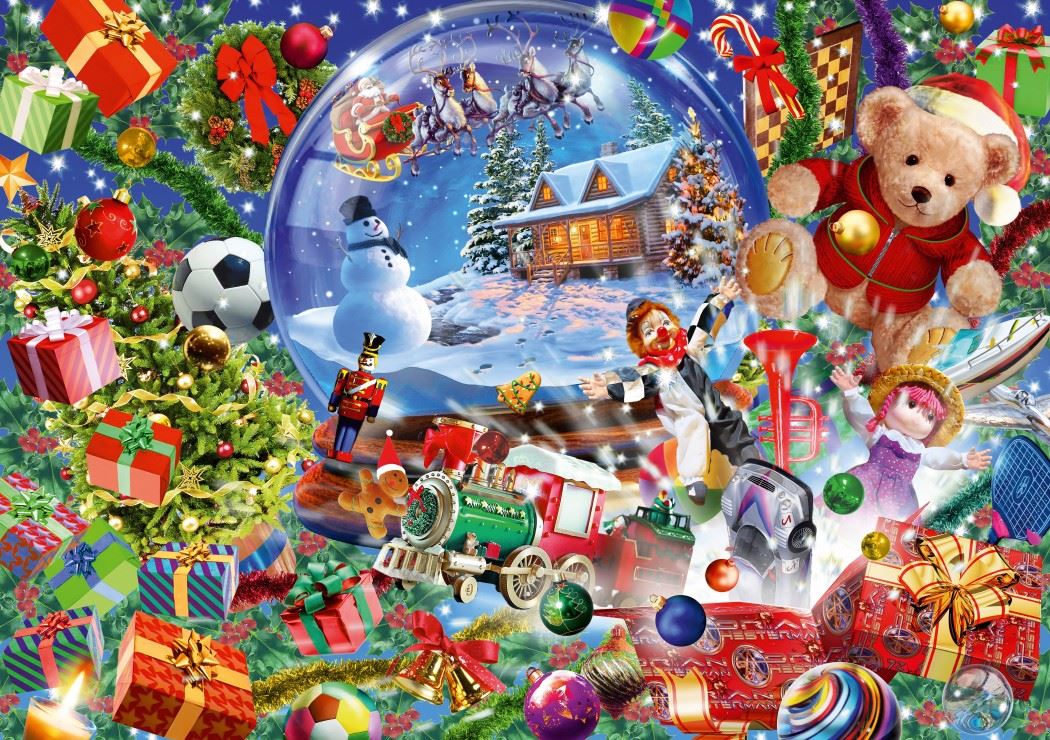 Bluebird Christmas Globe Jigsaw Puzzle (1000 Pieces)