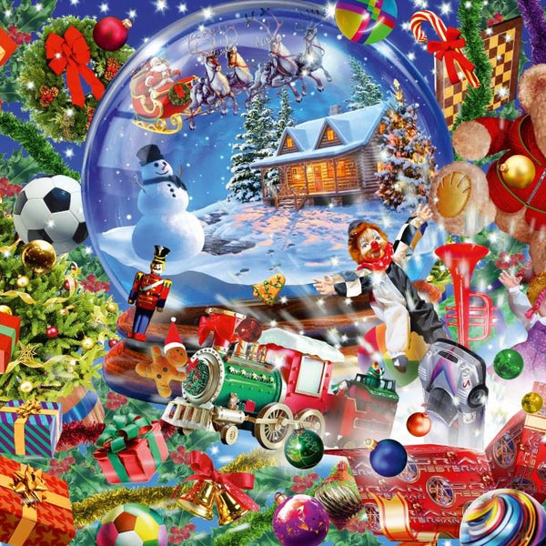 Bluebird Christmas Globe Jigsaw Puzzle (1000 Pieces)