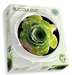 Succulent Impuzzible Cicular Jigsaw Puzzle (400 Pieces)