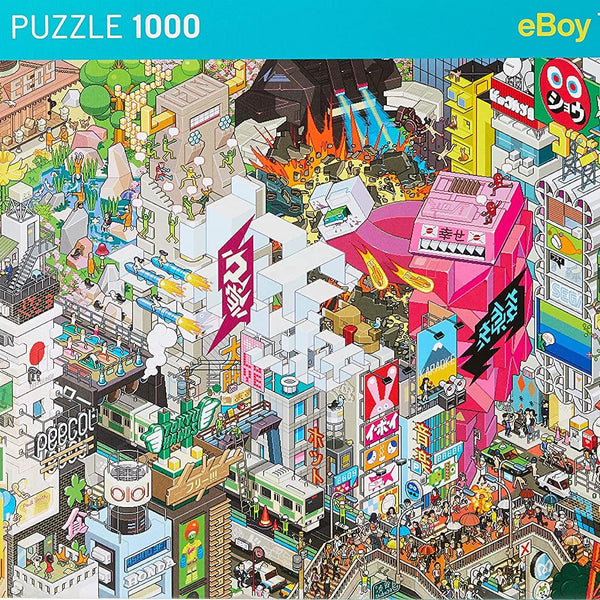 Heye Tokyo Quest eBoy Pixorama Jigsaw Puzzle (1000 Pieces)