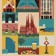 Clementoni Style In The City Barcelona Jigsaw Puzzle (1000 Pieces)