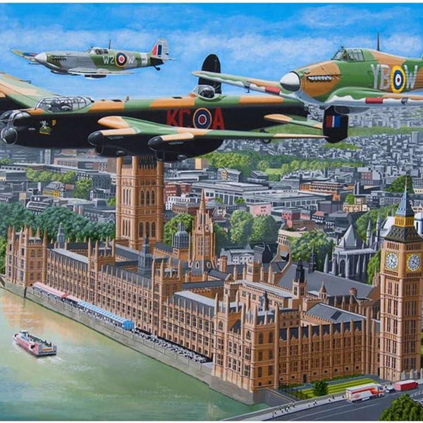 House of Puzzles Fly Past Jigsaw Puzzle (500 Pieces)