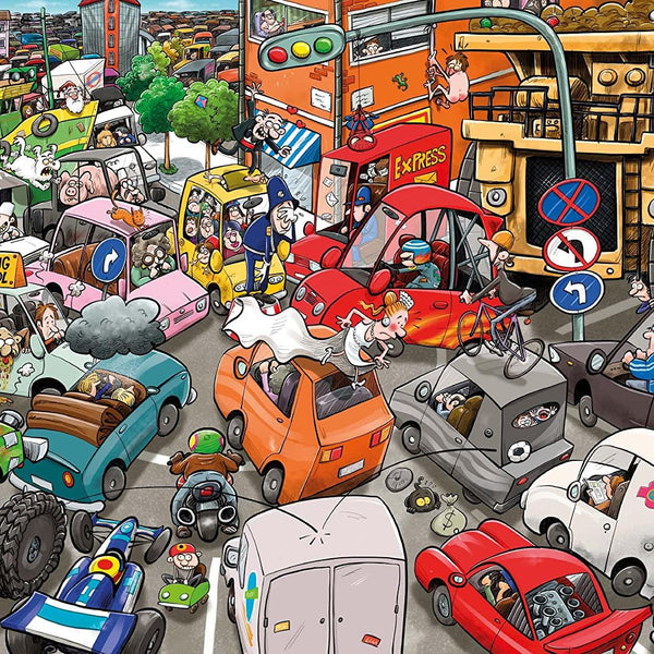 Chaos on the Road Jigsaw Puzzle (500 Pieces)- Chaos no.13