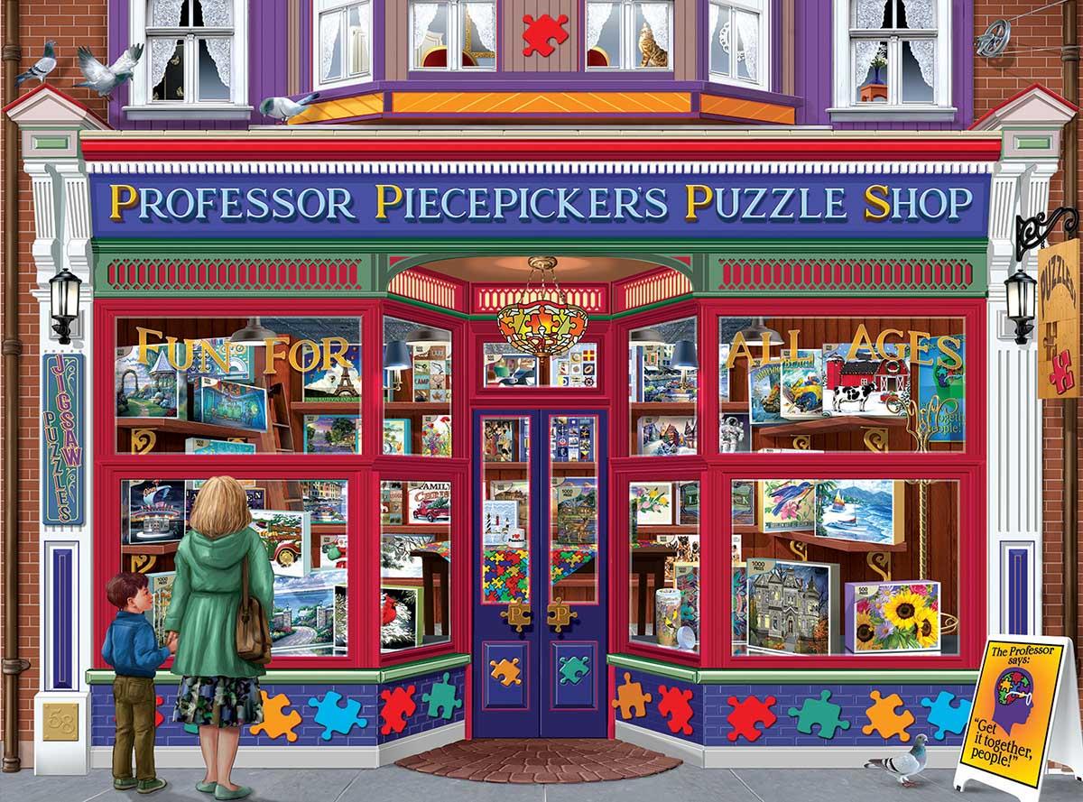 Sunsout Professor Puzzle Shop Jigsaw Puzzle (1000 Pieces)