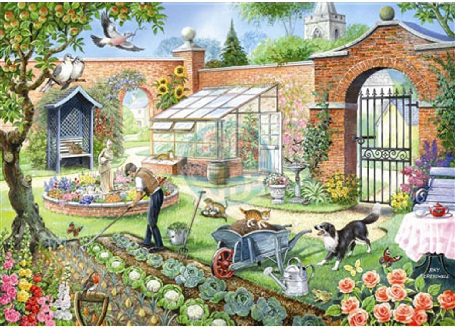 House of Puzzles Kitchen Garden Jigsaw Puzzle (1000 Pieces)