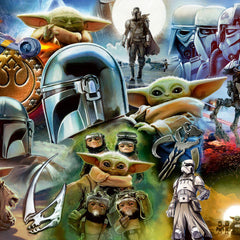 Ravensburger Star Wars Mandalorian and Grogu Jigsaw Puzzle (1000 Pieces)