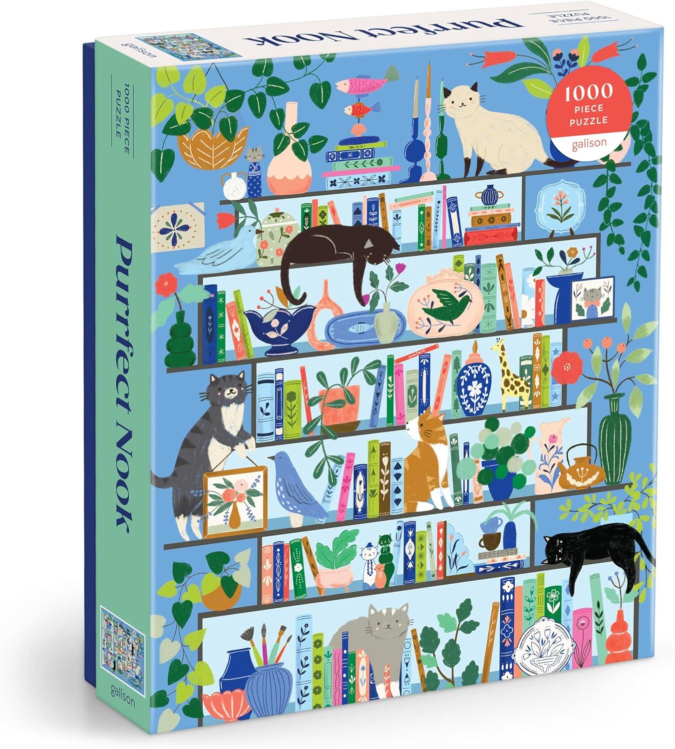 Galison Purrfect Nook Jigsaw Puzzle (1000 Pieces)