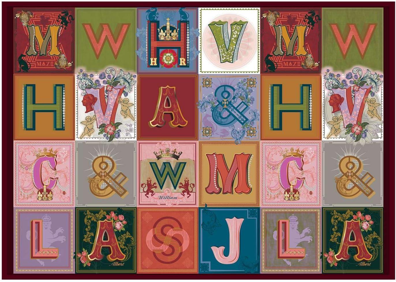 House of Puzzles Royal Monograms Jigsaw Puzzle (1000 Pieces)