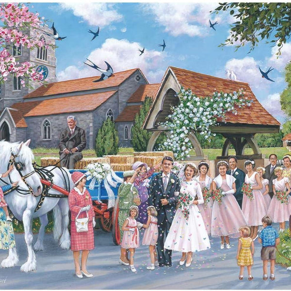 House of Puzzles Country Wedding Jigsaw Puzzle (1000 Pieces)
