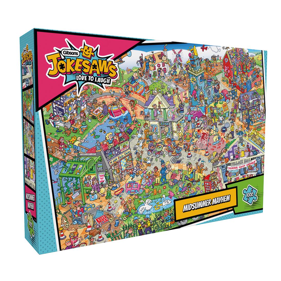 Gibsons Midsummer Mayhem Jokesaws Jigsaw Puzzle (1000 Pieces)