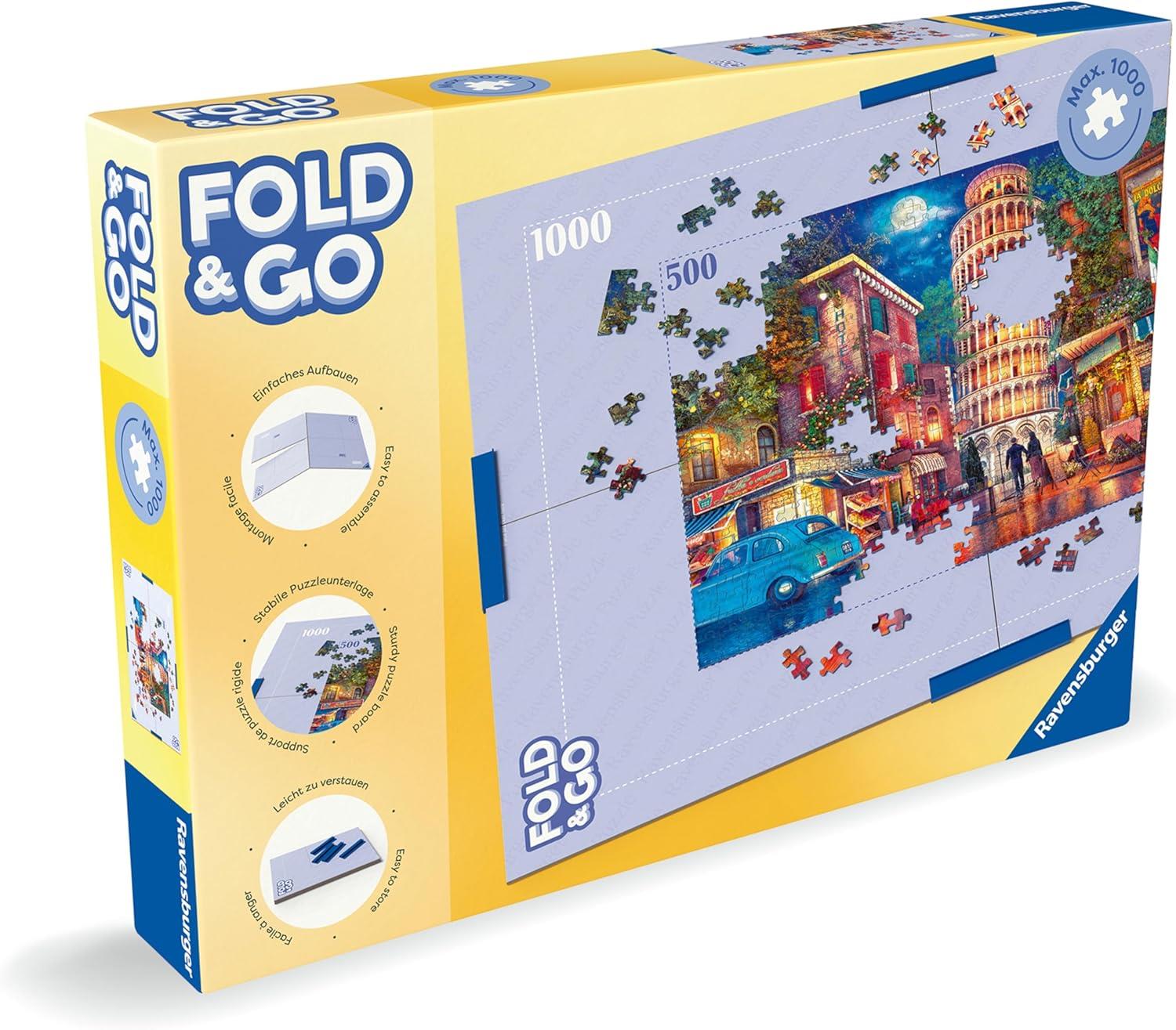 Ravensburger Fold & Go Foldaway Storage Puzzle Board - DAMAGED BOX