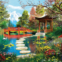 Clementoni Fuji Garden Jigsaw Puzzle (1000 Pieces)