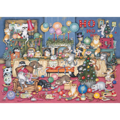 Gibsons Feline Festivities Jigsaw Puzzle (1000 Pieces)