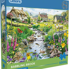 Gibsons Babbling Brook Jigsaw Puzzle (500 XL Pieces)