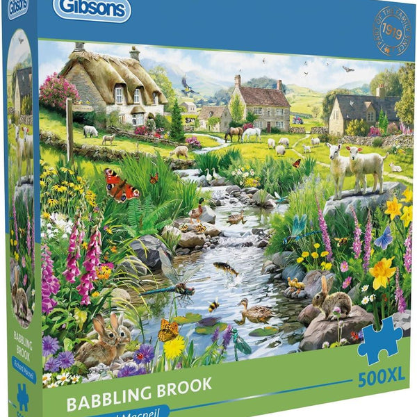 Gibsons Babbling Brook Jigsaw Puzzle (500 XL Pieces)