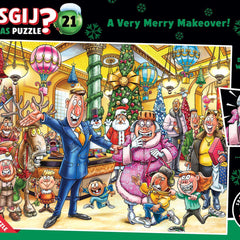 Wasgij Christmas 21 A Very Merry Makeover! Jigsaw Puzzles (2 x 1000 Pieces)