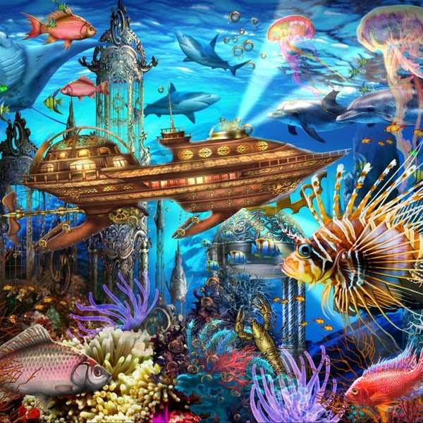 Bluebird Aqua City Jigsaw Puzzle (500 Pieces)