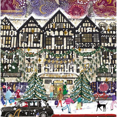 Gibsons Christmas in London Jigsaw Puzzles  in Gift Box (3 x 500 Pieces)