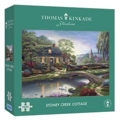 Gibsons Kinkade Stoney Creek Cottage Jigsaw Puzzle (1000 Pieces)