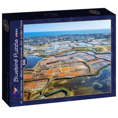 Bluebird 44 - Loire Atlantique - Marais Salants Guérande, Batz-sur-Mer, France Jigsaw Puzzle (500 Pi