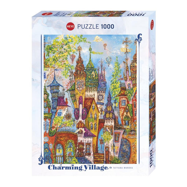 Heye Charming Village Red Arches Jigsaw Puzzle (1000 Pieces)
