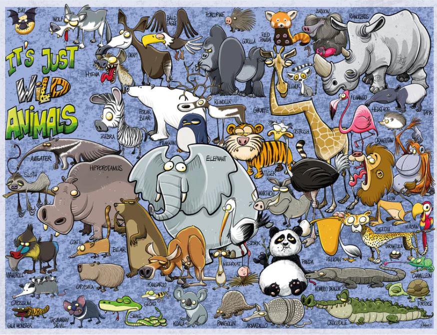 It's Just Wild Animals! Jigsaw Puzzle (1000 Pieces)