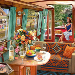 Ravensburger View from my Window No.1 Canal Boat Jigsaw Puzzle (1000 Pieces)